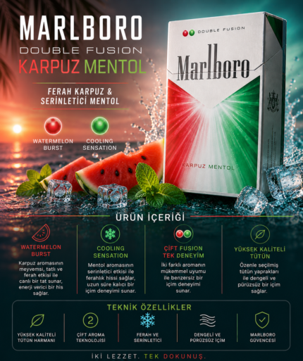 MARLBORO DOUBLE FUSION KARPUZ MENTOL (1 KARTON)