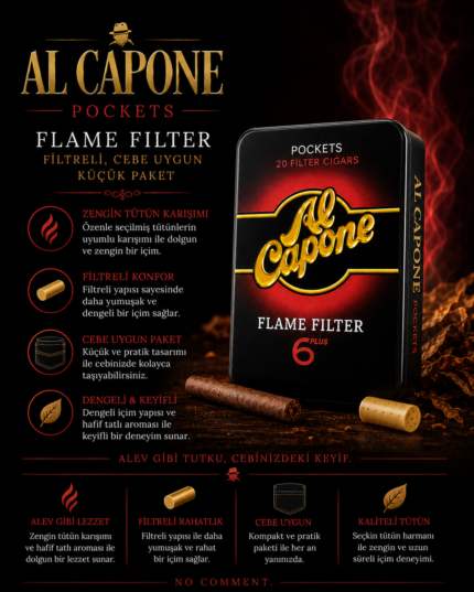 AL CAPONE POCKETS FLAME FILTER