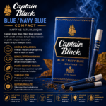 CAPTAIN BLACK BLUE / NAVY BLUE COMPACT