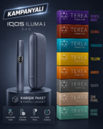 IQOS ILUMA İ DUO – Gece Siyahı & + KARIŞIK TEREA (1 KARTON)