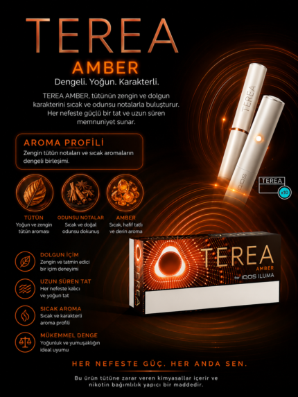 AMBER IQOS ILUMA Dubai UAE TEREA 1 KARTON 200 STİCK