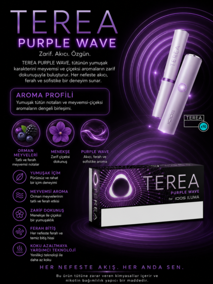 PURPLE WAVE IQOS ILUMA Dubai UAE TEREA 1 KARTON 200 STİCK