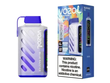 Vozol Gear Power 20000 – Blue Razz Ice (%5 nikotin)